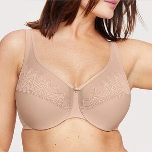 Glamorise Women's Plus Size Wonderwire Minimizer Bra Underwire #9003 42H